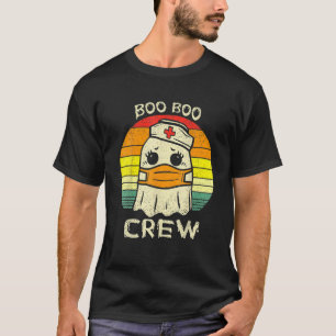 Camiseta Enfermeira Boo Boo Crew Ghost Halloween 2021 Enfer
