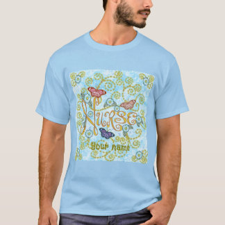 Camiseta Enfermeira Borboleta