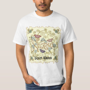 Camiseta Enfermeira borboleta