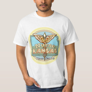 Camiseta Enfermeira Caduceu do Kansas