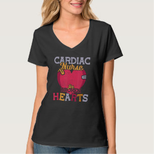 Camiseta Enfermeira Cardíaca Corrige Enfermeira Coração Que