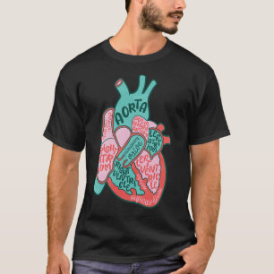 Camiseta Enfermeira Cardíaca Cvicu Enfermeira Cardíaca Anat