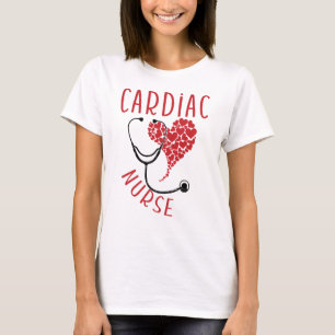 Camiseta Enfermeira Cardíaca, Dia de os namorados Enfermeir