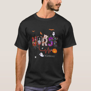Camiseta Enfermeira Cardíaca Enfermagem Estetoscópio Assust