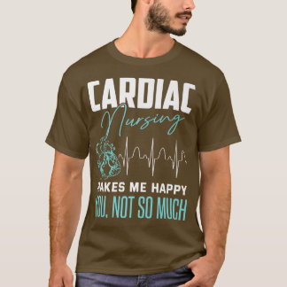 Camiseta Enfermeira Cardíaca Enfermeira Sarcástica Enfermei