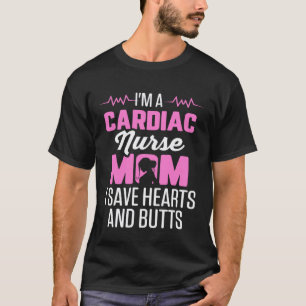 Camiseta Enfermeira Cardíaca Mãe Cardiologia Eu Salvaguardo