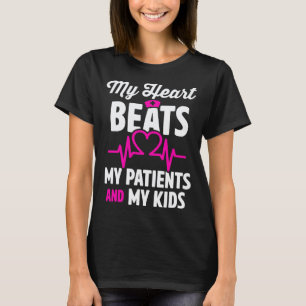 Camiseta Enfermeira Cardíaca Mãe Cardiologia Meu Coração Ba