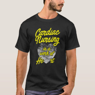 Camiseta Enfermeira cardíaca trabalha cardiologia CNS enfer