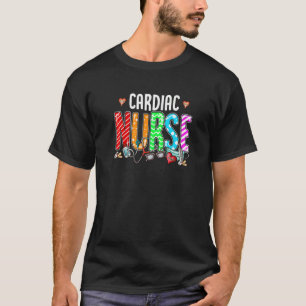 Camiseta Enfermeira Cardíaca Xadrez Vermelha Amor Coração E