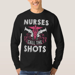 Camiseta Enfermeira Chama Vacinas De Fotos No Hospital