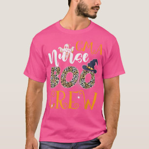 Camiseta Enfermeira CMA Boo Crew Spooky Halloween Boo Custo