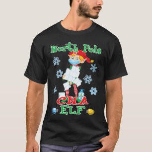 Camiseta Enfermeira CNA Natal Elfo Pessoal Hospital X mas 2