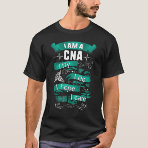 Camiseta Enfermeira Cna Para Anjos Mulheres Escola de Enfer
