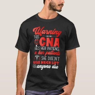 Camiseta Enfermeira Cna Para Mulheres Anjos Escola de Enfer