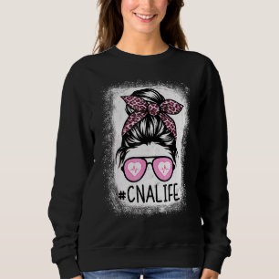 Camiseta Enfermeira Cna Vida Sangrada Pink Leopard Mensagem
