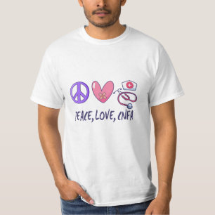 Camiseta Enfermeira CNFA Paz Amor
