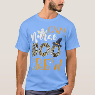 Camiseta Enfermeira CNM Boo Crew Spooky Halloween Boo Custo