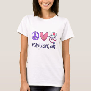 Camiseta Enfermeira CNS Paz Amor