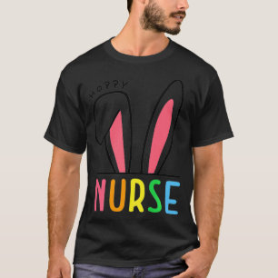 Camiseta Enfermeira Coelhinha Engraçada Dia da Páscoa Eng