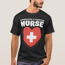 CAMISETA ENFERMEIRA - COMPAIXÃO É ESSENCIAL