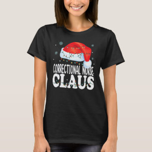 Camiseta Enfermeira Correcional Claus Natal Engraçado Combi