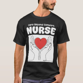 CAMISETA ENFERMEIRA - CUIDADO ALÉM DO CONFORTO