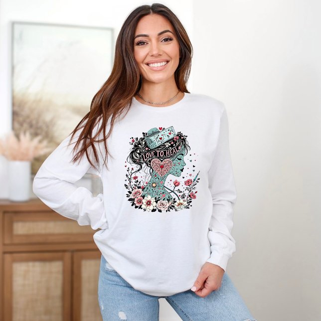 Camiseta Enfermeira Cuja Cuidadora (Criador carregado)