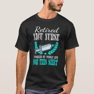 Camiseta Enfermeira Cuta Nicu Aposentação Neonatal Aposenta