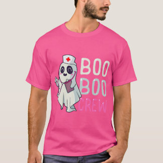 Camiseta Enfermeira da Boo Boo Enfermeira Fantasma do Dia d