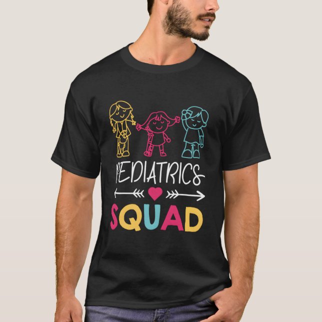 Camiseta Enfermeira da Equipe de Pediatria (Frente)