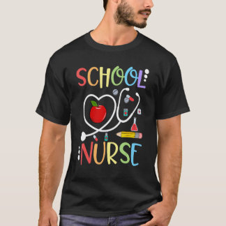 Camiseta Enfermeira da Escola Dia do Enfermeiro & Enfermage