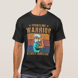 Camiseta Enfermeira da Linha de Frente de Citação Vintage A
