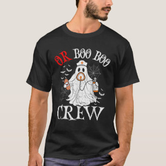 Camiseta Enfermeira da sala de operações Boo Crew Vintage H