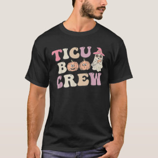 Camiseta Enfermeira da TICU Boo Crew Engraçado Fantasmas En
