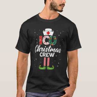 Camiseta Enfermeira da UTI esfrega de Natal para mulheres p