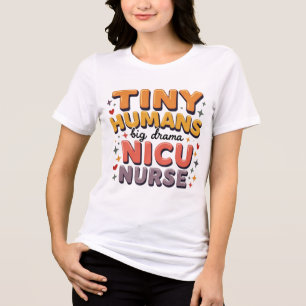 Camiseta Enfermeira da UTI Neonatal Divertida e Fofa
