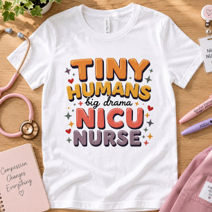 Camiseta Enfermeira da UTI Neonatal Divertida e Fofa