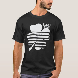 Camiseta Enfermeira da UTI Neonatal Sortuda Nostalgia Vinta