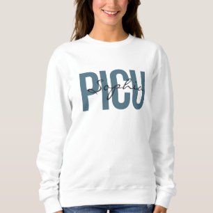 Camiseta Enfermeira da UTIP Nome Personalizado Tipografia e