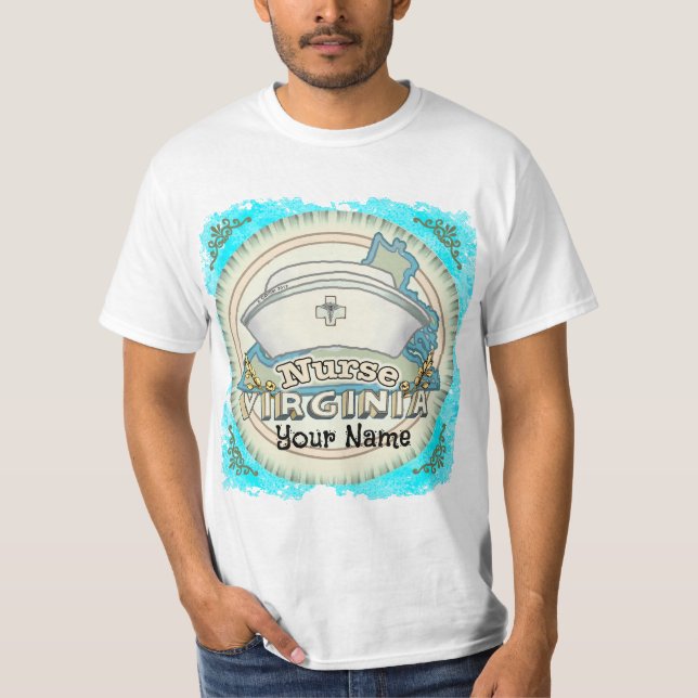 Camiseta Enfermeira da Virgínia (Frente)