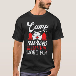Camiseta Enfermeira de Acampamento Enfermagem de Verão Pro
