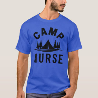Camiseta ENFERMEIRA DE ACAMPAMENTO Fora Verão Acampamento e