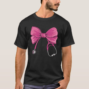 Camiseta Enfermeira de Arco Stethoscope Enfermeira Ap