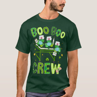 Camiseta Enfermeira de Boo Boo Enfermeira Dia de São Patríc