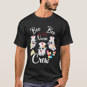 Camiseta Enfermeira de Boo Boo Enfermeira fantasma Diversão