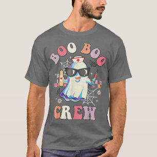 Camiseta Enfermeira de Boo Boo Enfermeira Halloween Fantasm