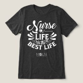 Camiseta Enfermeira de cor escura
