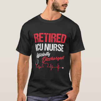 Camiseta Enfermeira de Cuidados Intensivos Aposentada