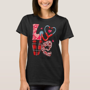 Camiseta Enfermeira de dia de os namorados Ama Estipula-Pau