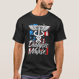 Camiseta Enfermeira de Diálise Enfermeira de Nefrologia Ame